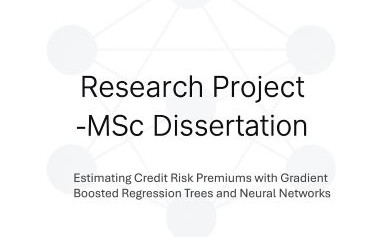 Research Project: Estimating credit spreads with Gradient Boosted Regression Trees and Neural Networks